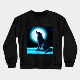 Wolf moon Crewneck Sweatshirt